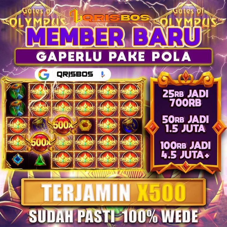 Big Bonus x500 Muncul di Awal! Khusus Member Baru, Cuma di QRISBOS!